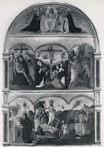Blomstrann, E. Irving — Att.to to Masaccio - Italian-florentine. Triptych. The Passion of Christ — insieme